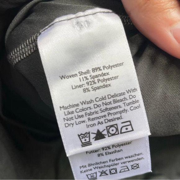 Edie Bauer gray midi Skort women’s size 12 - Picture 4 of 10